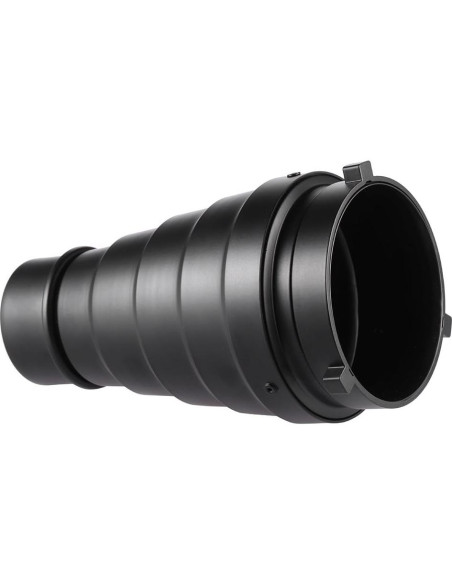 Snoot Óptico Cónico Andoer para Iluminación Fotográfica con Filtros