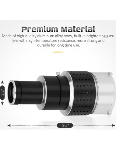Kit Snoot Óptico Bowens NULBOFU con 34 Gobos y 5 Filtros