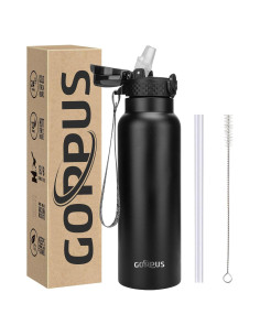 Botella de Agua GOPPUS 0.71L Acero Inoxidable Aislada