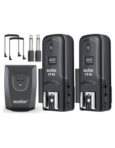Godox CT-16 Disparador Flash Inalámbrico 1 Transmisor 2 Receptores