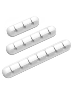 Organizador de Cables INCHOR Blanco 3 Paquetes Clips 6 mm