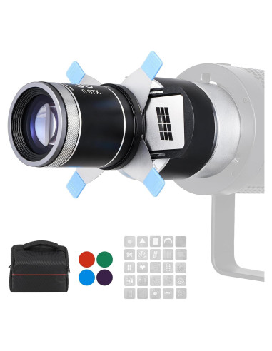 Snoot Conical Bowens Flyrivergo con 4 Aspas Barndoor