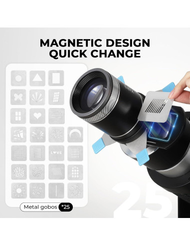 Snoot Conical Bowens Flyrivergo con 4 Aspas Barndoor