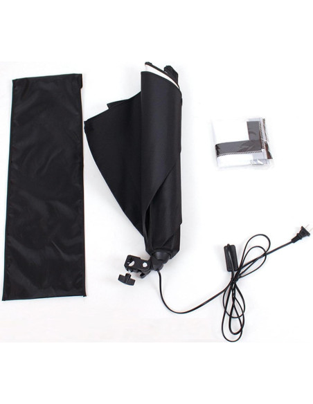 Kit de Iluminación Softbox YUOCU 50x70cm con Bombilla LED 85W