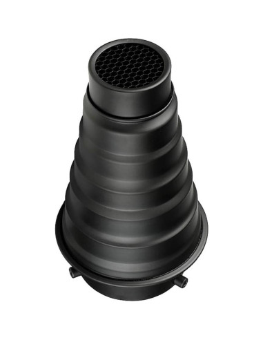 Kit Snoot Cónico Aluminio Soonpho para Flash Speedlite Bowens