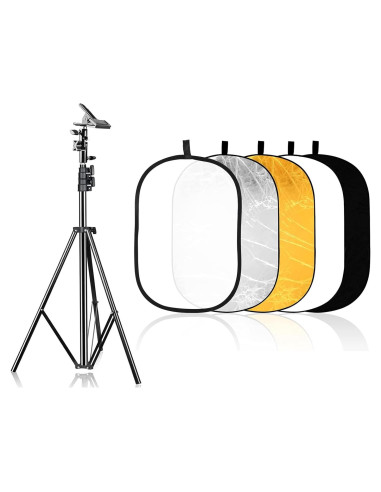 Kit de Estudio Fotográfico Emart 60x90cm Reflector 5-en-1