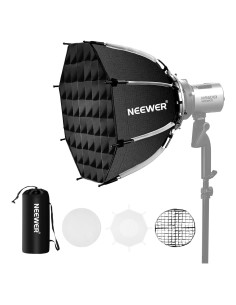 Softbox Octagonal NEEWER 45cm Bowens con Difusores y Malla