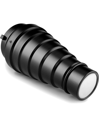 Kit Snoot Conical TUYUNG para Flash GODOX Bowens con 5 Filtros