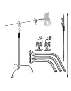 Soporte C ZUOCHEN con Brazo Oscilante 3.35m Acero Inoxidable