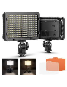 Luz de Video LED Neewer 176 LED Dimmable 5600K para DSLR