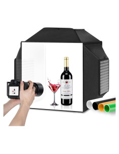 Caja de Luz para Fotografía Selens 40.64cm con 3 Paneles LED