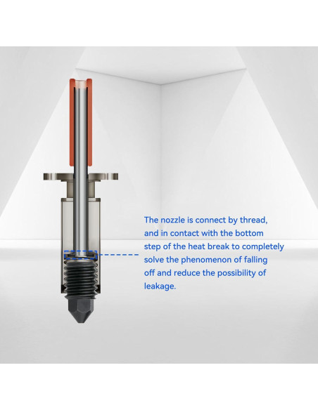 Kit de boquillas de acero endurecido 8 piezas para impresora 3D