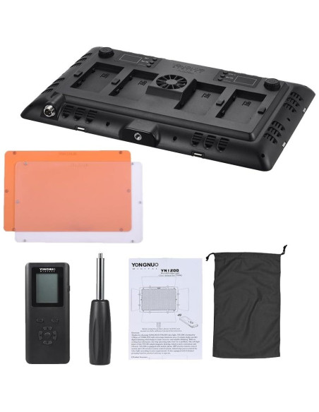 Luz LED YONGNUO YN1200 Pro para Video 5600K Brillo Ajustable