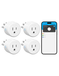 Enchufe Inteligente Govee H5085 WiFi y Bluetooth 4 Piezas
