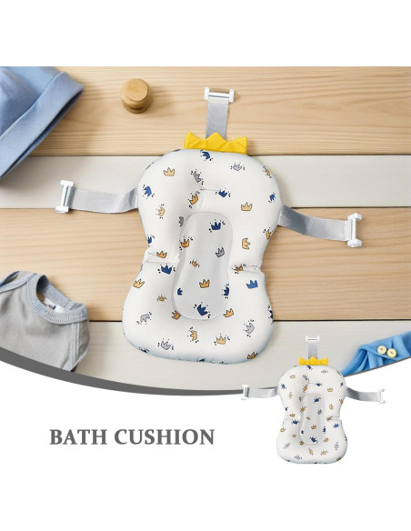 Cojín de Baño Antideslizante Toyvian para Niños 30x50cm