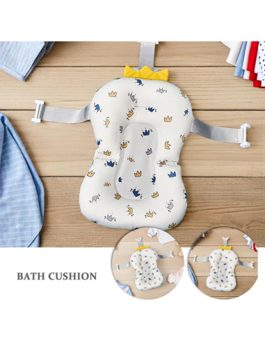 Cojín de Baño Antideslizante Toyvian para Niños 30x50cm