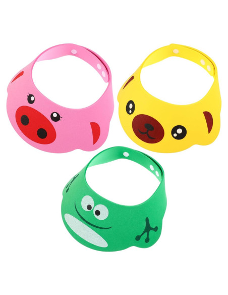 Gorros de Baño para Bebés NUOBESTY 3 Piezas Diseño Animales