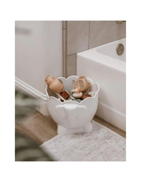 Soporte de Juguetes de Baño Elefante Tippibath 2 Piezas
