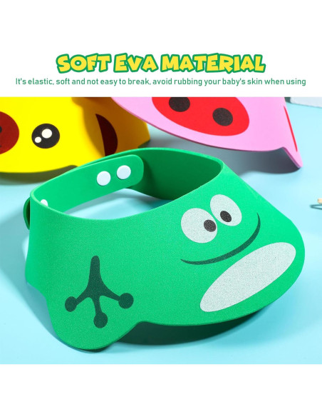 Gorros de Baño para Bebés NUOBESTY 3 Piezas Diseño Animales