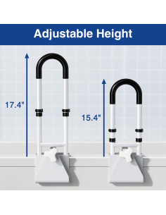 Barra de Seguridad Ajustable para Bañera Songsoso 35.56-45.72 cm 2