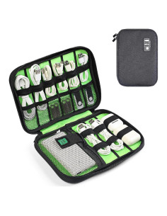 Organizador de Cables Luxtude 24x16cm Negro Portátil