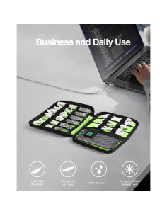 Organizador de Cables Luxtude 24x16cm Negro Portátil 2