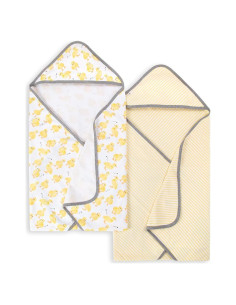 Toallas con Capucha Burts Bees Bebé 2-Pack Algodón Orgánico 73.66 cm