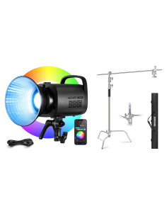 Luz LED Neewer CB100C 130W RGB 2700K-6500K con Soporte