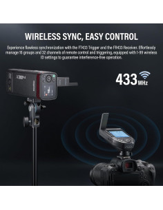 Disparador Inalámbrico Godox FT433-C TTL para Canon 1/8000s 2