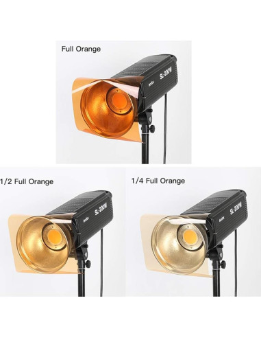 Filtro de Gel de Corrección de Color Bcolor CTO-CTBx6 6 Piezas 40x50 cm