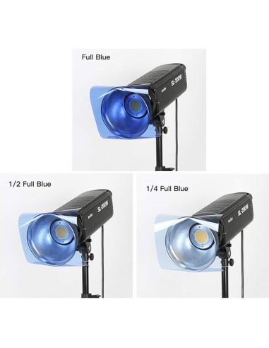 Filtro de Gel de Corrección de Color Bcolor CTO-CTBx6 6 Piezas 40x50 cm