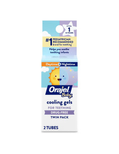 Geles Refrigerantes Orajel Baby Sin Medicamentos 2 Tubos 5.1g