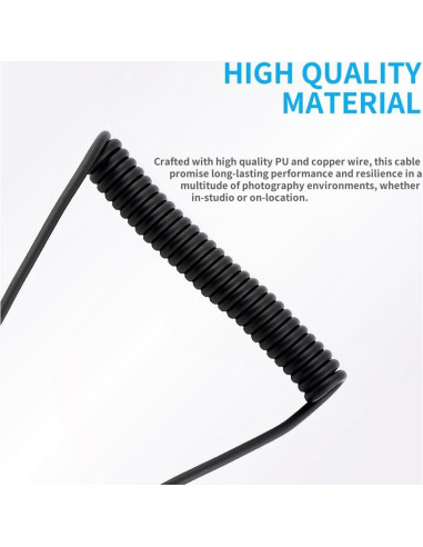 Cable de Sincronización Flash Keabroir CSRC 3.5mm a 6.35mm