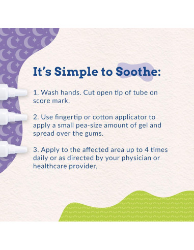 Geles Refrigerantes Orajel Baby Sin Medicamentos 2 Tubos 5.1g