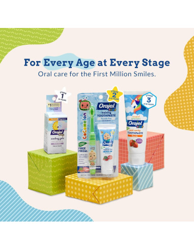 Geles Refrigerantes Orajel Baby Sin Medicamentos 2 Tubos 5.1g
