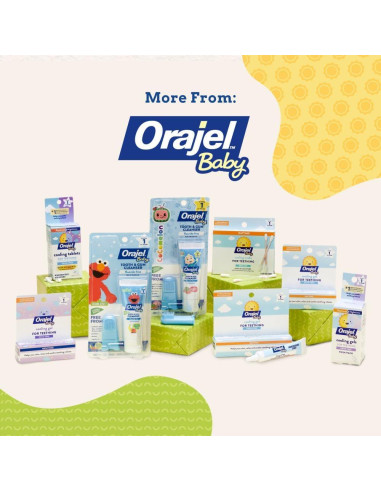 Geles Refrigerantes Orajel Baby Sin Medicamentos 2 Tubos 5.1g