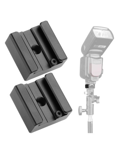 Adaptador de Montaje de Zapata Fría Anwenk 1/4"-20 para Flash