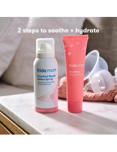 Set de Lactancia FridaMom: Crema y Spray Salino para Pezones 2