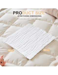 Toallitas de Baño para Bebés Cuddle Campus 6 Paquetes 30x30 cm 2