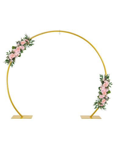 Soporte de Arco de Boda Dorado 2.2x1.9m Hecis Event