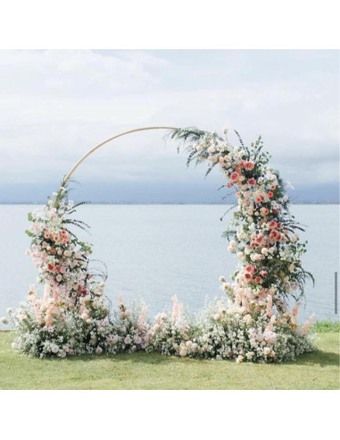 Soporte de Arco de Boda Dorado 2.2x1.9m Hecis Event