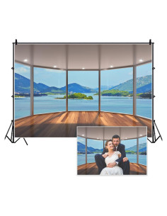 Fondo de Escenario Poliester 3x2.5m Isla Playa Fiesta