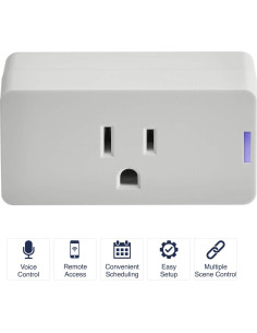 Enchufe Inteligente TORK WFIP1 Wi-Fi 3 Patas Control Voz 2