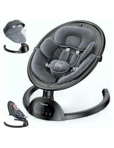 Hamaca BabyBond para Bebés con Bluetooth y Control Remoto