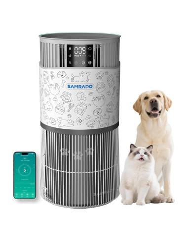 Purificador de Aire Samrado PJ11 para Mascotas H13 HEPA 278.71m