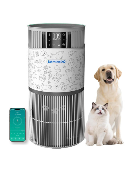 Purificador de Aire Samrado PJ11 para Mascotas H13 HEPA 278.71m