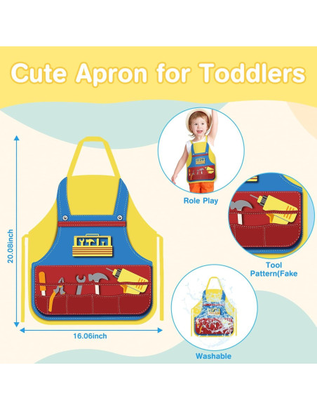 Juego de Herramientas de Madera JOYSINTOY para Niños 2-4 Años Juego de Herramientas de Madera JOYSINTOY para Niños 2-4 Años