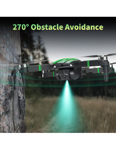 Drone TTROARDS con cámara 4K, evitación de obstáculos 270