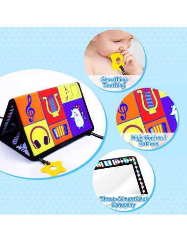 Juguete Espejo Sensorial Beetoy para Bebés 0-6 Meses