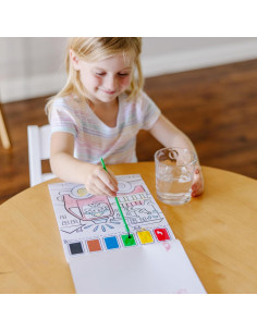 Melissa & Doug Pintar Con Agua Vehículos - 20 Páginas para Colorear 2